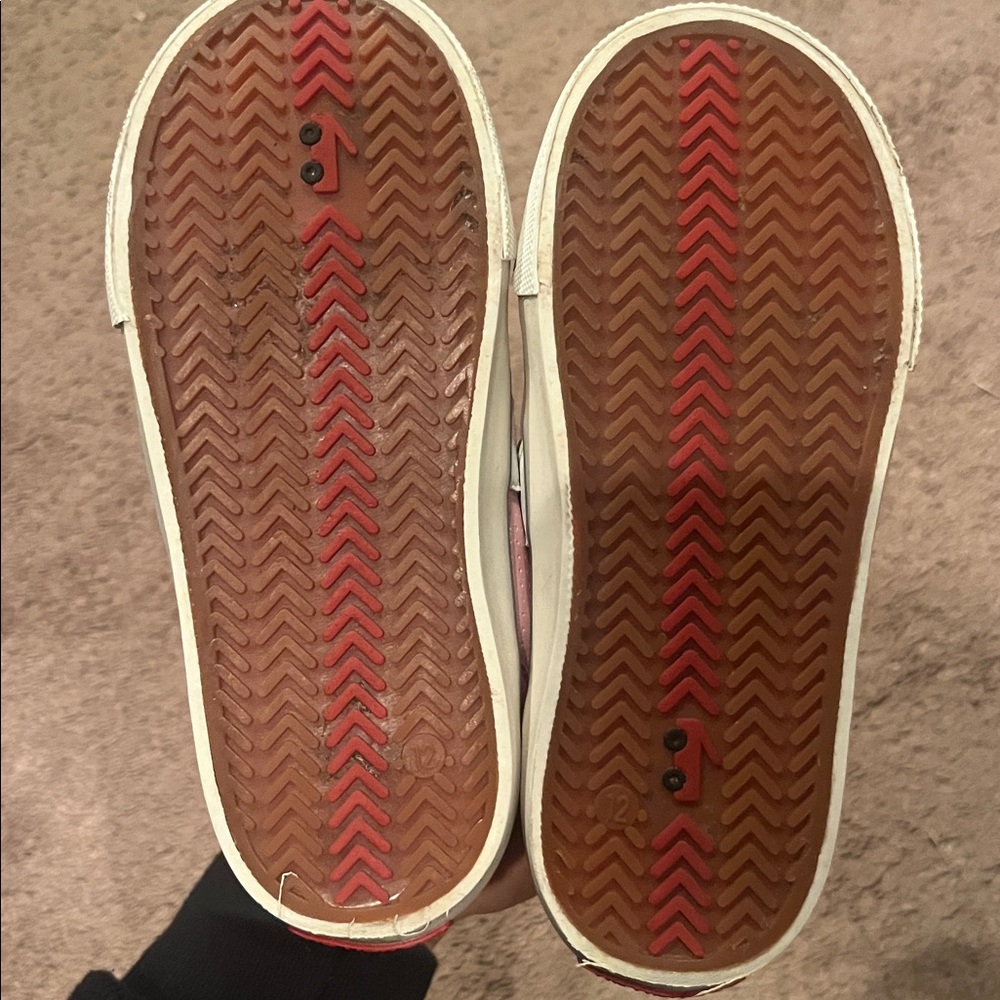 See Kai run Pink and Purple Velcro Sneakers - Picture 4 of 5